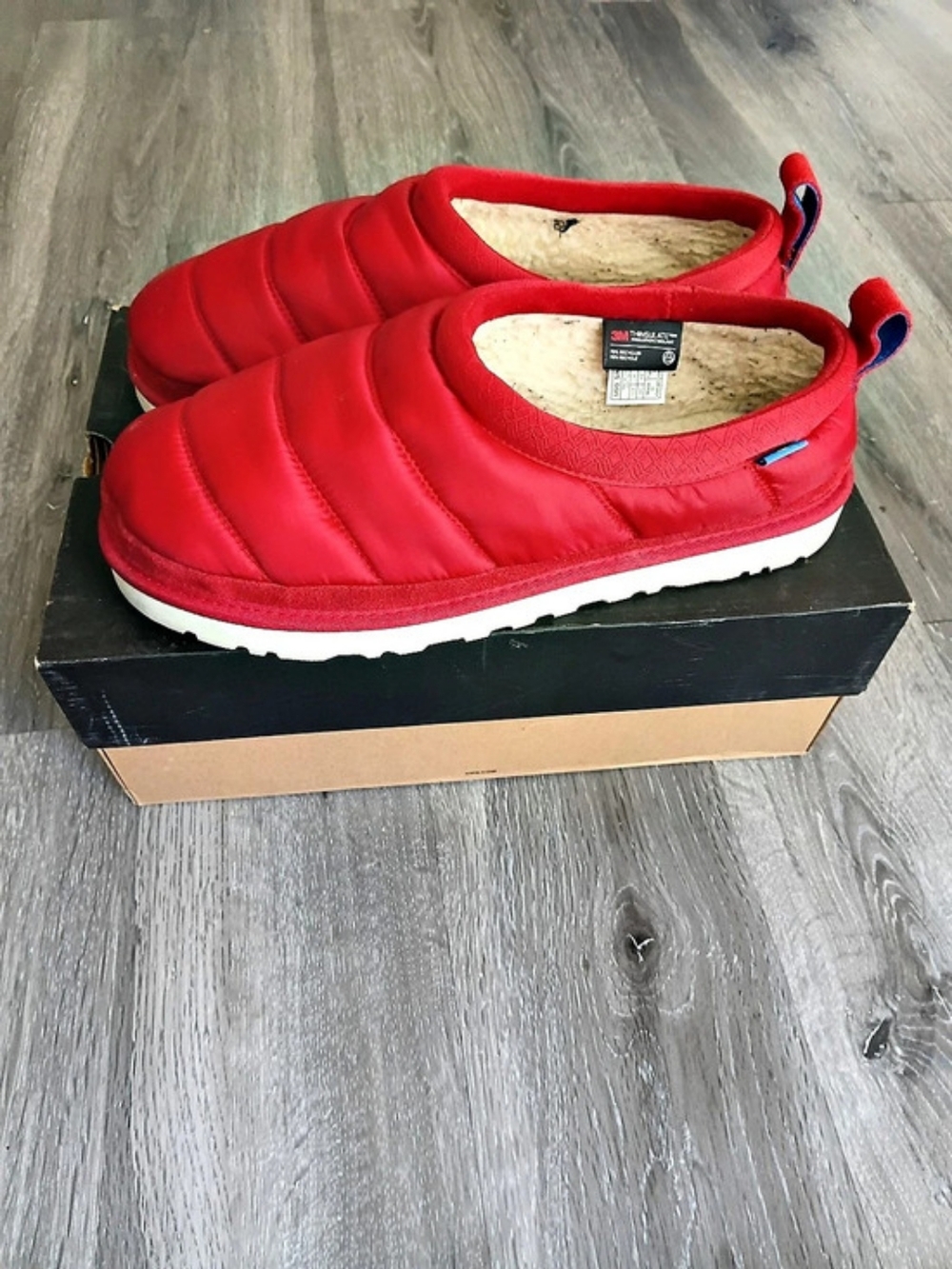 UGG Men's Tasman LTA slip-on Slippers Red Size US 11